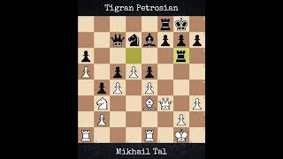 Mikhail Tal vs Tigran Petrosian  URS Championship 1958 [upl. by Larue737]