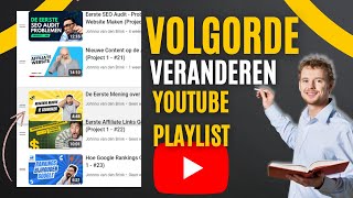 Youtube Playlist Volgorde Veranderen  Afspeellijst volgorde aanpassen Youtube Tips amp Tricks [upl. by Ecniv]