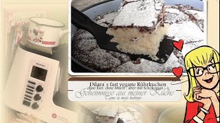 Dilaras fast vegane Rührkuchen ohne Ei und Milch Monsieur Cuisine edition plus [upl. by Atinnod]