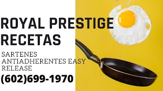 ROYAL PRESTIGE RECETAS Sartenes antiadherentes Easy Release [upl. by Ludie]