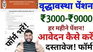 old age pension up online Apply 2024  old age pension up  up old age pension 2024 apply kaise kare [upl. by Gnahc]