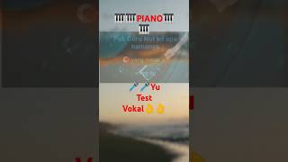 🎹🎹😉PIANO🎹🎹 karaoke shortsfeed cover [upl. by Newnorb616]