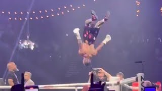 Gervonta Tank Davis Backflips After KNOCKOUT [upl. by Dett745]