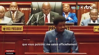 GUERRE À L’EST DE LA RDC CONSTAT MUTAMBA MONTE AU CRÉNEAU DEVANT LES SÉNATEURS TROP C’EST TROP [upl. by Esej614]