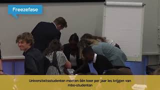 DEBAT  NK Debatteren mbo  Universiteitsstudenten leskrijgen van mbostudenten 2020 [upl. by Enyrat]