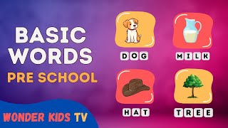 Learn to Spell Easy Words  Spelling Basic Words  Educational Video for Toddlers amp Preschoolers [upl. by Nial]