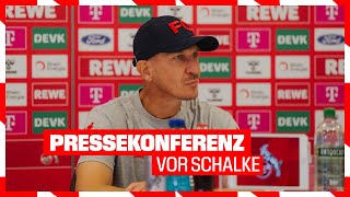 LIVE Pressekonferenz vor Schalke  1 FC Köln [upl. by Noira631]