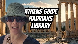 ATHENS Walking Tour  Hadrians Library Greece [upl. by Assenal434]