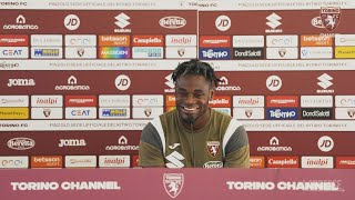 La Conferenza Stampa di Duvan Zapata a Pinzolo [upl. by Selby]