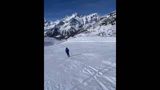 ⛷️ Skiing in Champoluc  Italy part 2 [upl. by Sibby]