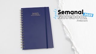 Agenda Semanal Notebook 2025  ANB2025 [upl. by Wardlaw301]