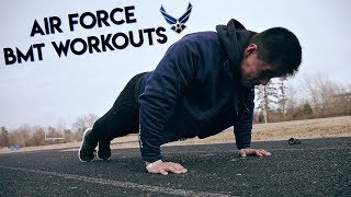 GET IN SHAPE FOR AIR FORCE BMT  Air Force PT Workouts [upl. by Rockie487]