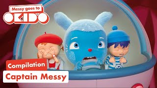 Captain Messy 🚁 Compilation 🎥 Messy Goes To OKIDO  Cartoons For Kids [upl. by Auhsuj]