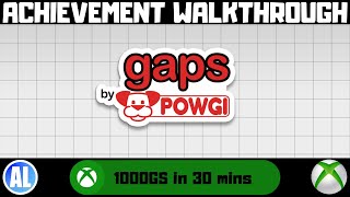 Gaps by POWGI Xbox Achievement Walkthrough [upl. by Schnabel]