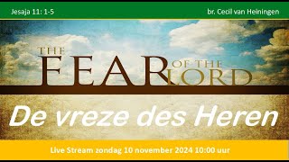 Zondag 10 november 2024 Live Eredienst Baptistengemeente Amsterdam Noord [upl. by Ahseet890]