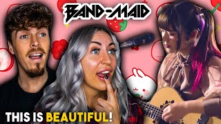 THIS IS BEAUTIFUL  British Couple Reacts to BANDMAID Sayonakidori Acoustic LIVE Version [upl. by Ahsinirt]