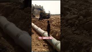 Sewerage pipes are being laying [upl. by Geminius]