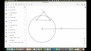 GeoGebra Tutorial  How to Copy a Triangle using SSS Congruence [upl. by Aremat]