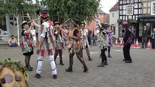 Ledbury Morris dance quotDilwyn followed by Clee Hillquot at Bromyard Folk Festival 2022 [upl. by Arlina352]