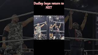 Dudley boyz return WWE NXT result wwe nxt [upl. by Hardi]