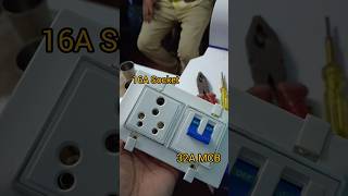 16A Modular Socket Change  Electric Board repair  mrbongjogaru shorts [upl. by Bara947]