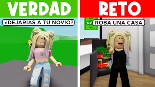 JUGAMOS VERDAD O RETO EN BROOKHAVEN ROBLOX [upl. by Som]