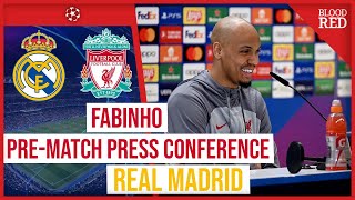 quotThey Smell Bloodquot  TRANSLATED Fabinho Champions League Press Conference  Real Madrid vs Liverpool [upl. by Roscoe]