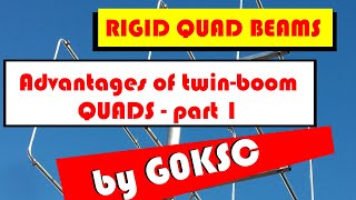 QUAD Beams  Are they better than Yagis Are thicker wires better [upl. by Frasco]