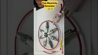 Free Electricity Generator shorts experiment outofmind funny [upl. by Aanas]