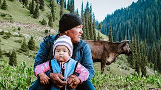 Nomadic Life in Kyrgyzstan Mountains Far From Civilisation [upl. by Killarney451]