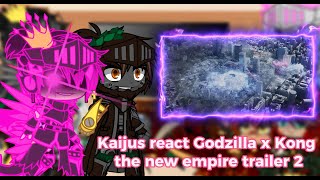 Kaijus reaccionan a Godzilla x Kong The New Empire trailer 2 [upl. by Notsrik]