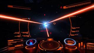 Elite Dangerous 11 Python versus Anaconda frag cannon test [upl. by Aniles969]