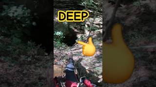 Found the deepest hole on the ridge extreme caving exploration shorts [upl. by Garrot505]