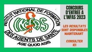 Concours DEntrée A LINFAS 2023  Les Résultats Définitifs Disponibles  Consulter Maintenant [upl. by Deering90]