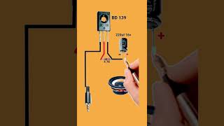 Making Audio Amplifier Speaker speaker diy shorts [upl. by Millwater]