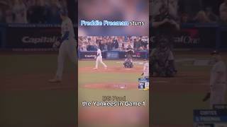 Freddie Freeman’s Game 1 Grand Slam in the World Series trending mlb [upl. by Eidnac]