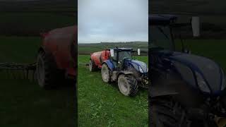 Slurry tanking flatout subscribe 2024 agriculture djimini3pro farmequipment newholland [upl. by Oizirbaf]