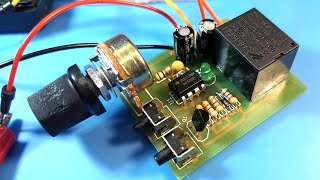 NE555 delay timer relay switch module  DIY kit assembly and testing [upl. by Illene]