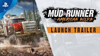 MudRunner – American Wilds  Launch Trailer  PS4 [upl. by Neela]