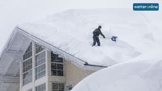 Noch mehr Schnee in den Alpen [upl. by Dopp]