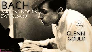 Bach  Partitas Nos 123456 BWV 825830  REMASTERED Centurys recording Glenn Gould [upl. by Adnac]