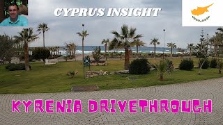 Kyrenia Cyprus  A Drivethrough Vlog [upl. by Wat]