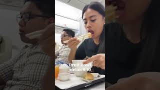 Everything I ate on Philippine Airlines flight from Manila to Taiwanadventure travel travelvlog [upl. by Catharina958]