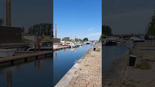 In HasseltBelgium Boat Port trendingshorts shortvideo travel boat viralvideo viralshorts [upl. by Lau617]