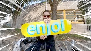 ENJOI SKATEBOARD REVIEW  Setup 1010 OK GOODS [upl. by Namielus]