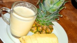 Pina Colada Cocktail ohne Alkohol  Drink Rezept von einfachKochen [upl. by Bernita]