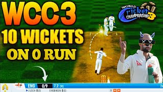 🔥 WCC3 TEST BOWLING TRICK  HOW TO TAKE WICKET IN WCC3 TEST BOWLING TRICK AFTER NEW UPDATE 😱 WCC3 [upl. by Lenhart]