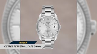 Rolex Oyster Perpetual Date 34mm [upl. by Giraud]