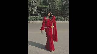 Red Saree 🤌💗 reelsbysabiha bangladesh sabiha rodela video song [upl. by Phyllys400]