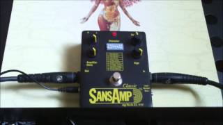 sansamp classic tech 21  Kurt Cobain settings  in utero riffs [upl. by Adnamma]